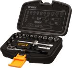 Afbeeldingen van Ironside Doppenset 1/4" 16 delig