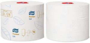Afbeeldingen van Tork Zacht Mid-size Toiletpapier Premium 2-laags