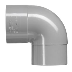 Afbeeldingen van Bocht, 40 mm, 90 graden, mof/spie, pvc