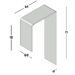 Afbeeldingen van GB Panhaak sv 80x40x40
