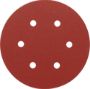 Afbeeldingen van Kelfort klitschuurschijf rood 6 gaten 150mm