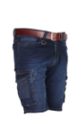 Afbeeldingen van Crosshatch korte broek bronco donker blauw