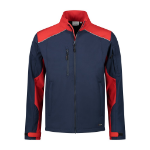 Afbeeldingen van Santino softshell tour navy/rood 2XL