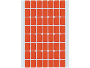 Afbeeldingen van Herma etiket, 12 x 18 mm, verpakking 1792 stuks, 2342, rood