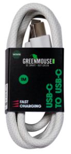 Afbeeldingen van Kabel Green Mouse USB-C to USB-C data 1 meter