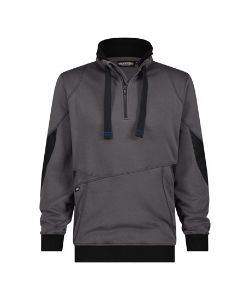 Afbeeldingen van Dassy sweater Stellar antr.grijs/zwart 2XL