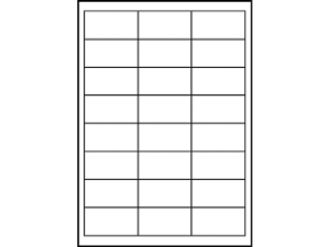 Afbeeldingen van Zweckform etiket, 64.6 x 33.8 mm, verpakking 2400 stuks, 3658