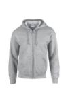 Afbeeldingen van Gildan hooded vest GIL18600 sport grijs