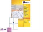 Afbeeldingen van Avery etiket, 105 x 149 mm, verpakking 400 stuks, dp004-100