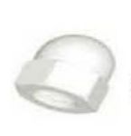 Afbeeldingen van Dopmoerkap pe hoog m 5 sw 8 wit