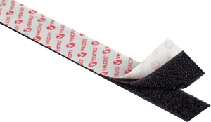 Afbeeldingen van Velcro klittenband zelfklevend zwart 20mm (25 meter)