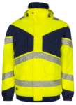 Afbeeldingen van Synq winterparka fluor geel/marine XS