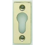 Afbeeldingen van Hoppe profielcilinderplaatjes f1, recht, 22s