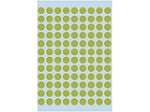 Afbeeldingen van Herma etiket rond, 8 mm, verpakking 540 stuks, 1848, fluor groen