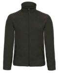 Afbeeldingen van B&C Fleece vest zwart