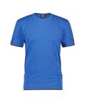 Afbeeldingen van Dassy t-shirt Kinetic azuurblauw/grijs