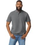 Afbeeldingen van Gildan polo GIL85800 antraciet grijs