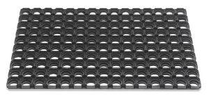 Afbeeldingen van Ringmat rubber open 22mm   80x120cm