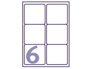 Afbeeldingen van Avery etiket, 99.1 x 93.1 mm, verpakking 150 stuks, j8166-25