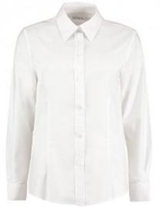 Afbeeldingen van Kustom Kit dames blouse lange mouw wit