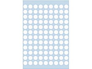 Afbeeldingen van Herma etiket rond, 8 mm, verpakking 540 stuks, 1840, wit
