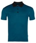 Afbeeldingen van Synq polo Aqro petrolblauw