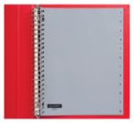 Afbeeldingen van Tabbladen Quantore 23-gaats 1-12 genummerd grijs PP