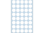 Afbeeldingen van Herma etiket rond, 19 mm, verpakking 1280 stuks, 2250, wit