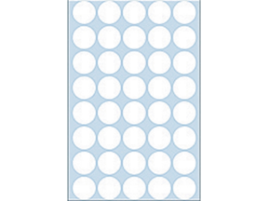 Afbeeldingen van Herma etiket rond, 19 mm, verpakking 1280 stuks, 2250, wit