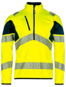 Afbeeldingen van Synq sweatshirt Wellit fluor geel/marine blauw