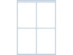 Afbeeldingen van Herma etiket, 40 x 55 mm, verpakking 28 stuks, 3755, wit
