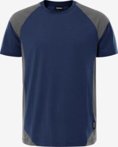 Afbeeldingen van Fristads t-shirt 7046 GTM marine/grijs