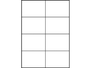 Afbeeldingen van Zweckform etiket, 105 x 74 mm, verpakking 800 stuks, 3427, wit