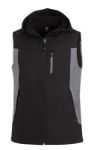 Afbeeldingen van Fhb softshell vest justus grijs/zwart