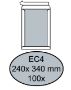 Afbeeldingen van Envelop Quantore bordrug EC4 240x340mm zelfklevend wit 100 stuks