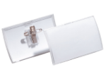 Afbeeldingen van Durable badge click fold, 40 x 75 mm, inclusief clip, 821119
