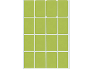 Afbeeldingen van Herma etiket, 25 x 40 mm, verpakking 512 stuks, 2455, groen