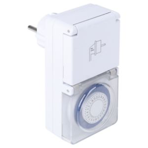 Afbeeldingen van Q-Link tijdschakelklok analoog - max 16A (3500W) - IP44