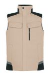 Afbeeldingen van FHB bodywarmer Hauke beige-zwart
