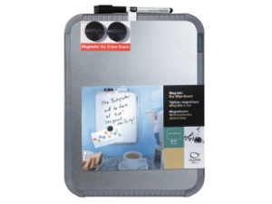 Afbeeldingen van Nobo whiteboard slimline, 430 x 580 mm, qb05742c, zilver gelakt