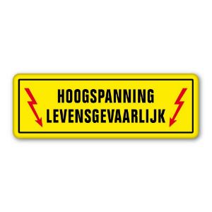 Afbeeldingen van Bord aluminium+tekst 25x10 cm