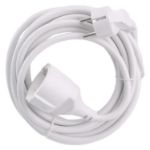 Afbeeldingen van Q-Link verlengsnoer randaarde - 2500W - 3 x 1.5 mm², 5 m - wit