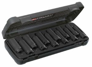 Afbeeldingen van Facom lange impact doppenset  12dlg