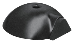 Afbeeldingen van Oxloc Deurstopper voor vloermontage rvs mat zwart 84 x 28 mm