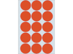 Afbeeldingen van Herma etiket rond, 32 mm, verpakking 480 stuks, 2272, rood