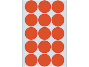 Afbeeldingen van Herma etiket rond, 32 mm, verpakking 480 stuks, 2272, rood