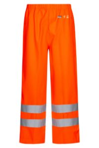 Afbeeldingen van Lyngsoe vlamvertragende regenbroek Hi-Vis oranje