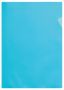 Afbeeldingen van Insteekmap L-model Quantore A4 PP 0.12mm blauw 25 stuks