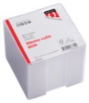 Afbeeldingen van Memokubus Quantore 10x10x9cm transparant met 900vel
