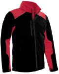 Afbeeldingen van Santino softshell tour zwart/rd 2XL